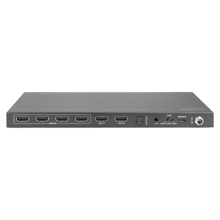 Digitus 4x2 HDMI Matrix Switch, 4K/60Hz