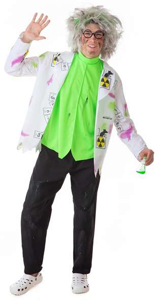 Creaciones Llopis Disfraz Adulto Científico Loco T-M/L L - Pantalón, Chaqueta y Chaleco Creaciones Llopis Disfraz Adulto Científico Loco T-M/L L - Pantalón, Chaqueta y Chaleco
