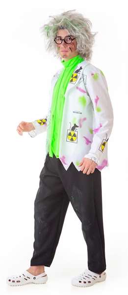 Creaciones Llopis Disfraz Adulto Científico Loco T-M/L L - Pantalón, Chaqueta y Chaleco Creaciones Llopis Disfraz Adulto Científico Loco T-M/L L - Pantalón, Chaqueta y Chaleco