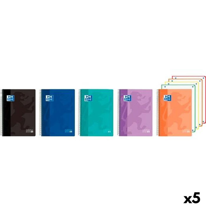 Oxford Europeanbook 4 Classic 120H A5+ 5x5 Write & Erase Set de 5
