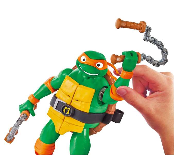 Famosa Figura Tortugas Ninja Deluxe Articulada con Sonidos y Accesorios 15cm Modelos Surtidos