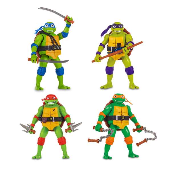 Famosa Figura Tortugas Ninja Deluxe Articulada con Sonidos y Accesorios 15cm Modelos Surtidos Famosa Figura Tortugas Ninja Deluxe Articulada con Sonidos y Accesorios 15cm Modelos Surtidos