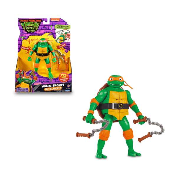 Famosa Figura Tortugas Ninja Deluxe Articulada con Sonidos y Accesorios 15cm Modelos Surtidos Famosa Figura Tortugas Ninja Deluxe Articulada con Sonidos y Accesorios 15cm Modelos Surtidos