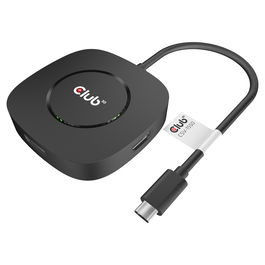 Club 3D MST-Hub USB 3.2 Tipo C a 3x DisplayPort 1.4 CSV-1550 con HDR, hasta 7680x4320 60Hz