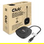 Club 3D CSV-1550 MST Hub USB-C a 3x DisplayPort 1.4, Resolución 8K 7680x4320 60Hz, Plug & Play HDR, Negro, Cable 13 cm
