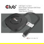 Club 3D CSV-1550 MST Hub USB-C a 3x DisplayPort 1.4, Resolución 8K 7680x4320 60Hz, Plug & Play HDR, Negro, Cable 13 cm