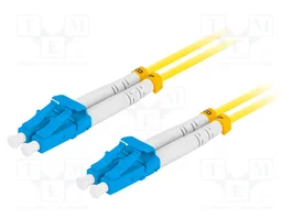 LANBERG Cable de conexión de fibra óptica LC/UPC Duplex de 3m