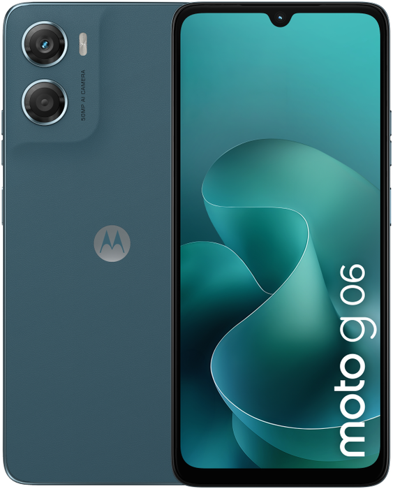 Motorola Moto G06 6.88" 1640x720 8GB RAM 256GB Cámara 50MP 5200mAh Dual SIM 4G Android 15 Azul Motorola Moto G06 6.88" 1640x720 8GB RAM 256GB Cámara 50MP 5200mAh Dual SIM 4G Android 15 Azul
