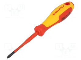 KNIPEX Destornillador Aislado Phillips PH1 con Punta de 80 mm