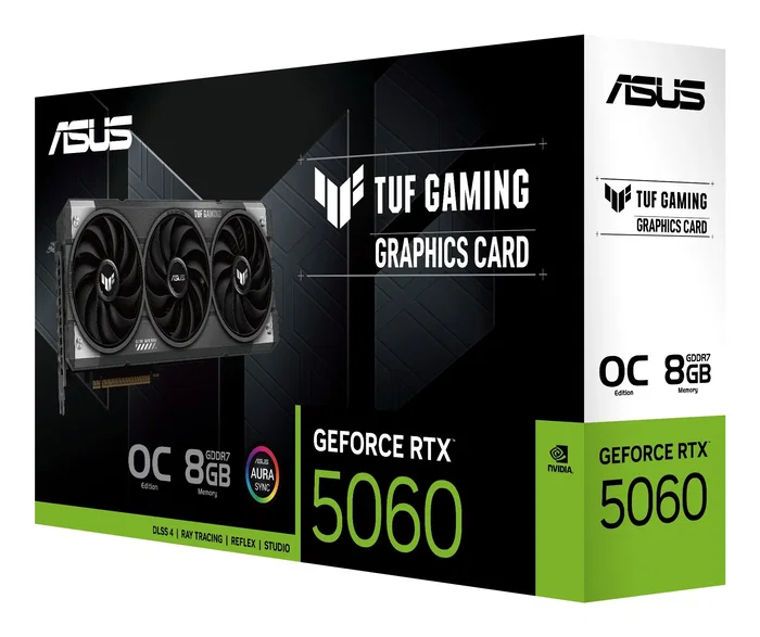 Asus TUF Gaming GeForce RTX 5060 OC Edition 8GB GDDR7