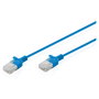 Digitus Cable Patch CAT 6 U-UTP Slim, 5 m, Negro