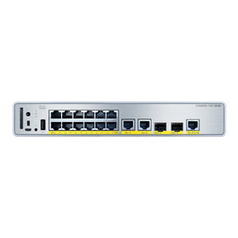 Cisco C9200CX-12T-2X2G-E Catalyst 9000 Compact Switch, Gestionado, 15 Puertos Gigabit Ethernet, PoE, Montaje en Rack