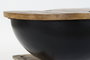 DKD Home Decor Mesa de Centro de Madera y Metal 114x76x33 cm