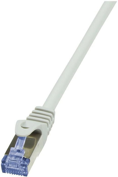 LogiLink Patchkabel CAT6A S/FTP AWG26 PIMF 1,00m gris