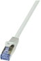 LogiLink Patchkabel CAT6A S/FTP AWG26 PIMF 1,00m gris