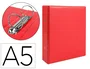 Liderpapel Carpeta de 2 anillas 40 mm A5 Rojo