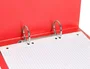 Liderpapel Carpeta de 2 anillas 40 mm A5 Rojo