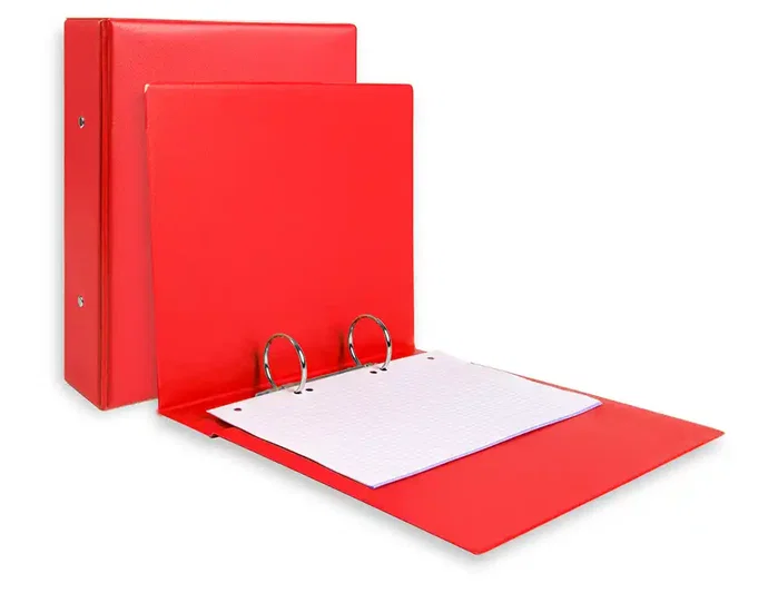 Liderpapel Carpeta de 2 anillas 40 mm A5 Rojo