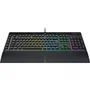 Corsair CH-9226765-FR Teclado para Juegos K55 RGB PRO, 5Z RGB, Domo de Goma