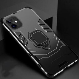CoreParts Funda Compatible con iPhone 11 Militar Antigolpes, Anticaidas y Antirrayones con Anillo Magnetico y Carcasa TPU de Silicona Full Body