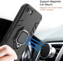 CoreParts Funda Compatible con iPhone 11 Militar Antigolpes, Anticaidas y Antirrayones con Anillo Magnetico y Carcasa TPU de Silicona Full Body