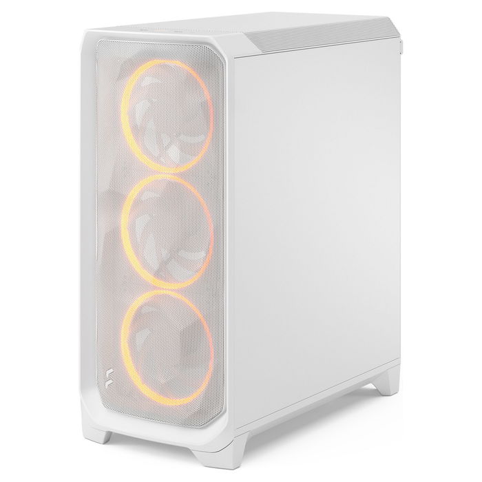 Fractal Design Meshify 3 White RGB TG Light Tint Torre ATX