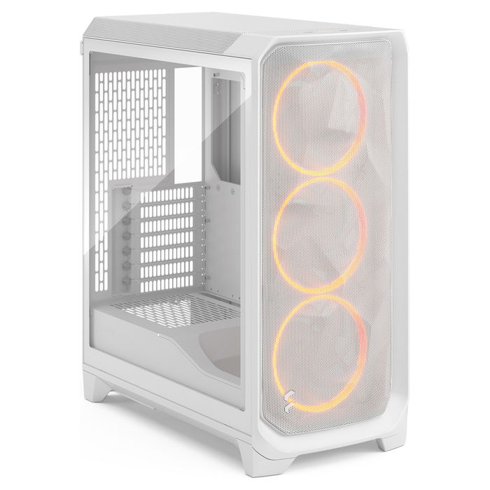 Fractal Design Meshify 3 White RGB TG Light Tint Torre ATX