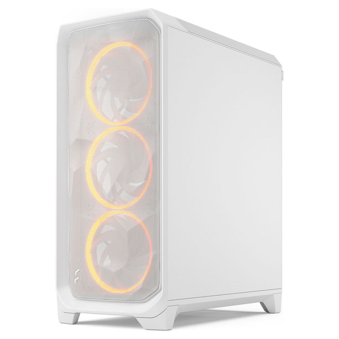 Fractal Design Meshify 3 White RGB TG Light Tint Torre ATX
