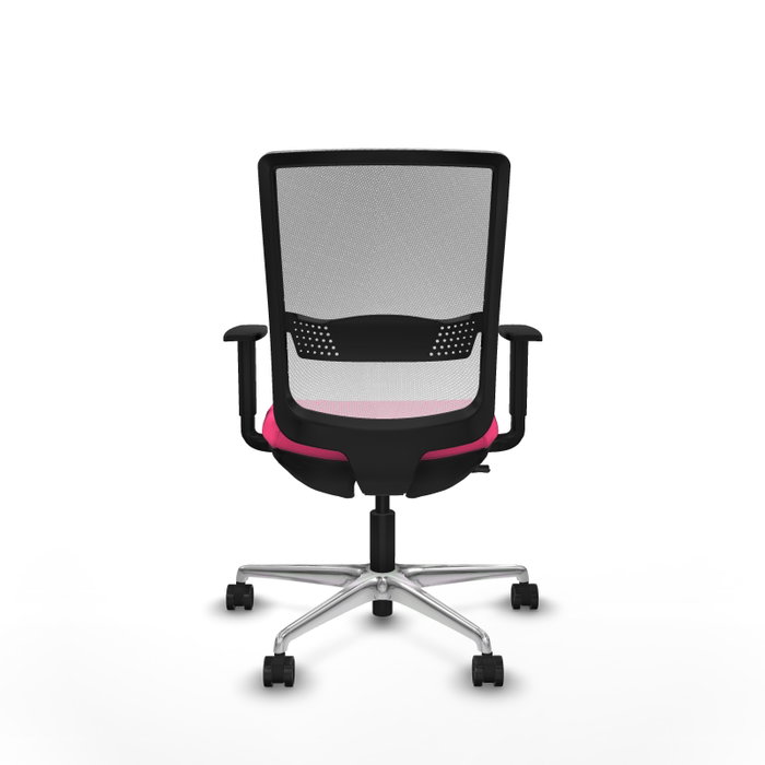PIQUERAS Y CRESPO Silla de oficina Haches Rosa y Blanca PIQUERAS Y CRESPO Silla de oficina Haches Rosa y Blanca