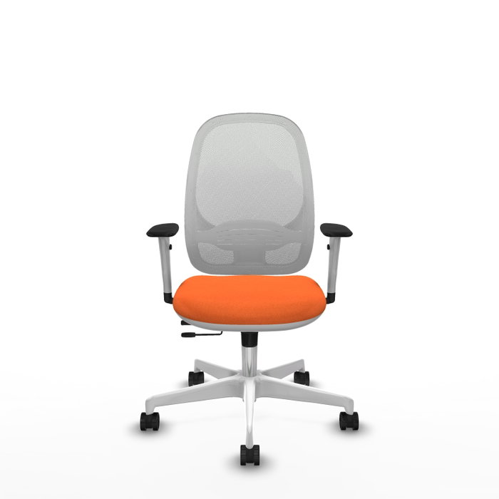 PIQUERAS Y CRESPO Silla de oficina Cilanco Naranja y Blanco PIQUERAS Y CRESPO Silla de oficina Cilanco Naranja y Blanco