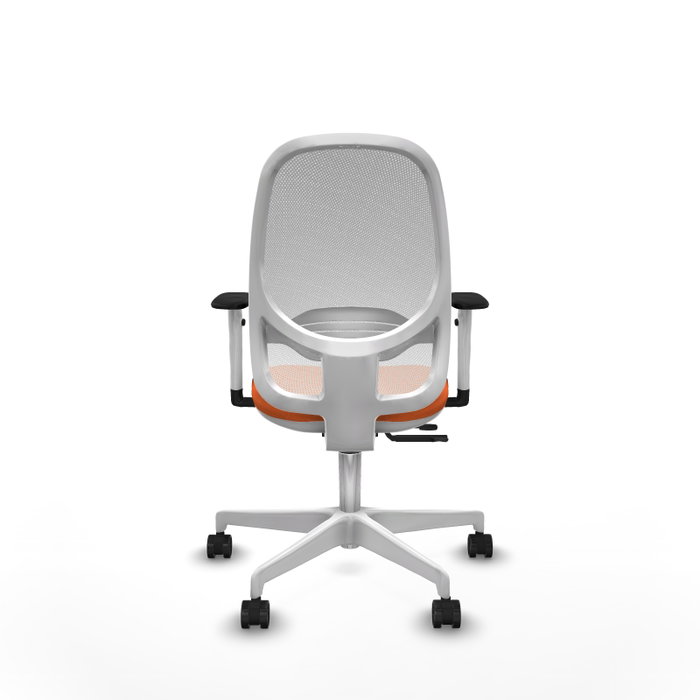 PIQUERAS Y CRESPO Silla de oficina Cilanco Naranja y Blanco PIQUERAS Y CRESPO Silla de oficina Cilanco Naranja y Blanco