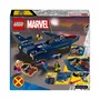 Lego 76281 Marvel The X-Men's X-Jet, Avión de Juguete con Minifiguras de Superhéroe Wolverine