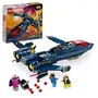 Lego 76281 Marvel The X-Men's X-Jet, Avión de Juguete con Minifiguras de Superhéroe Wolverine