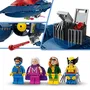 Lego 76281 Marvel The X-Men's X-Jet, Avión de Juguete con Minifiguras de Superhéroe Wolverine