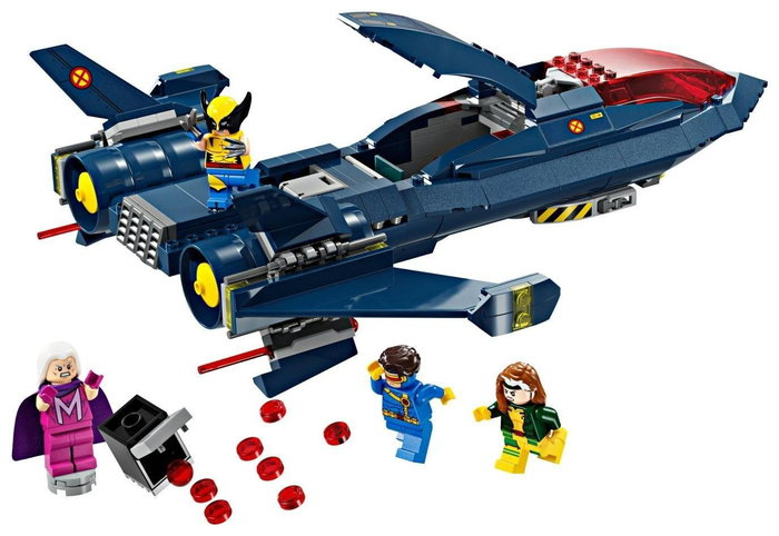 LEGO Marvel X-Men X-Jet con 4 Minifiguras LEGO Marvel X-Men X-Jet con 4 Minifiguras
