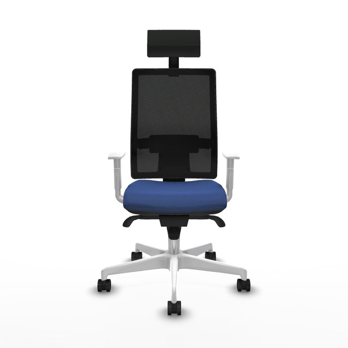 PIQUERAS Y CRESPO Silla de oficina Horna con mecanismo Sincro, Azul marino y Negro PIQUERAS Y CRESPO Silla de oficina Horna con mecanismo Sincro, Azul marino y Negro