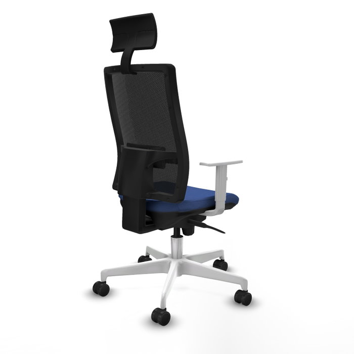 PIQUERAS Y CRESPO Silla de oficina Horna con mecanismo Sincro, Azul marino y Negro PIQUERAS Y CRESPO Silla de oficina Horna con mecanismo Sincro, Azul marino y Negro