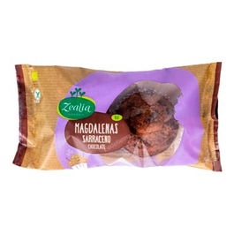 ZEALIA Magdalenas Sarraceno Chocolate Bio 2 Unidades