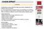CRC Chain Spray Lubricante de Cadena 250 ml