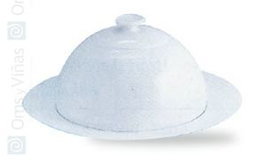 Pillivuyt Plato Llano - Cubreplatos Gourmet de Porcelana para Vajilla, 20 cm