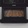 Haeger AF-D10.010A Freidora de Aire Doble e Independiente 10L, 2600W, 10 Programas, Pantalla Táctil LED, Función Freír y Hornear, Temporizador 60min, Cestas Extraíbles, Negro