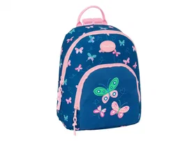 Safta Mochila safta mini blackfit8 mariposas 300x250x130 mm