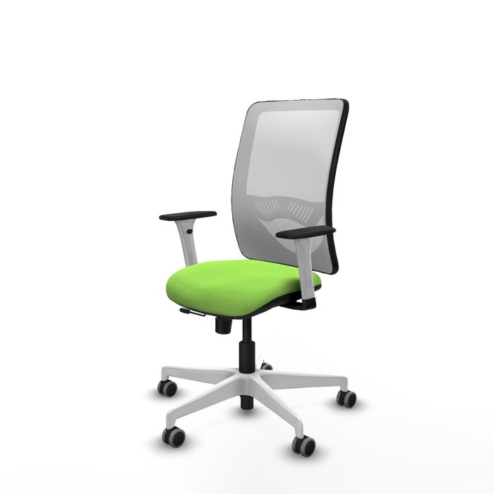 PIQUERAS Y CRESPO Silla de oficina Zulema con mecanismo Sincro/Traslack, Pistacho y Blanco PIQUERAS Y CRESPO Silla de oficina Zulema con mecanismo Sincro/Traslack, Pistacho y Blanco