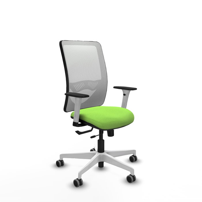 PIQUERAS Y CRESPO Silla de oficina Zulema con mecanismo Sincro/Traslack, Pistacho y Blanco PIQUERAS Y CRESPO Silla de oficina Zulema con mecanismo Sincro/Traslack, Pistacho y Blanco