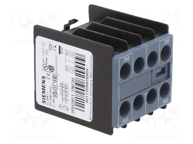 SIEMENS Contactores auxiliares S0, S00, S2 con agarres de tornillo SIEMENS Contactores auxiliares S0, S00, S2 con agarres de tornillo