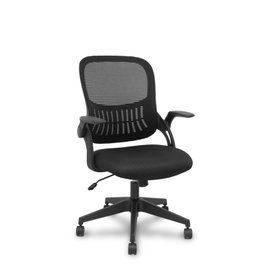 FORÖL Silla de Oficina Opti544 con Brazos Abatibles y Respaldo de Malla