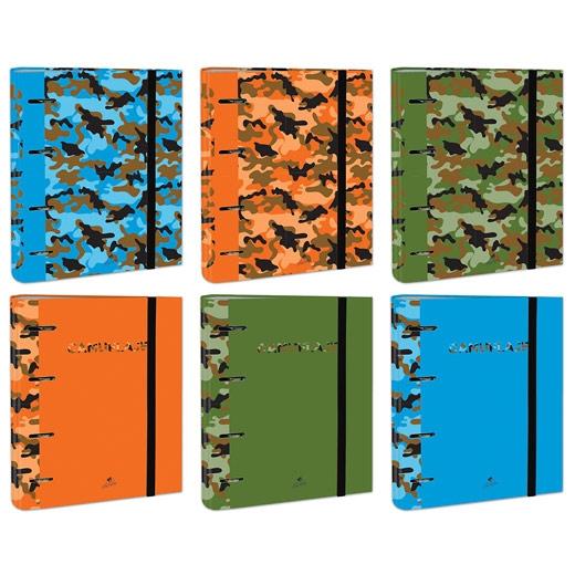 Mariola Carpeta Anillas Mixtas 4 X 40 mm Carpeblock C-Recambio 100H C-Goma 6 Diseños Surtidos Camuflaje