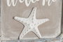 DKD Home Decor Decoración de Pared MDF y Resina 25x25 cm Surtido Azul y Blanco