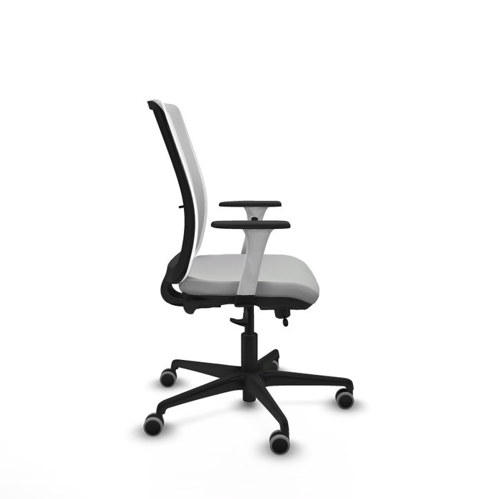 PIQUERAS Y CRESPO Silla de oficina Haches Gris claro y Blanco PIQUERAS Y CRESPO Silla de oficina Haches Gris claro y Blanco