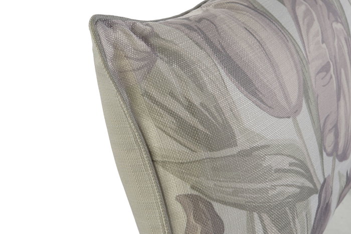 DKD Home Decor Cojín de Poliéster Tulipanes Impreso Multicolor DKD Home Decor Cojín de Poliéster Tulipanes Impreso Multicolor